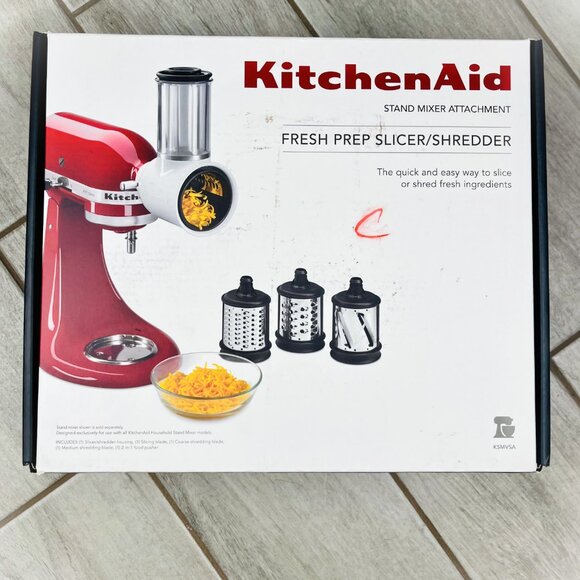 KitchenAid Fresh Prep Shredder Attachment White - NEW - Picture 2 of 9
